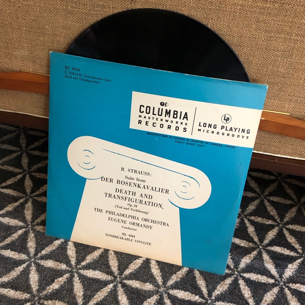 40's Strauss "Der Rosenkavalier"& "Death and Transfiguration" Record - Classical